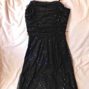 NWT Juniors Black Sequin Dress